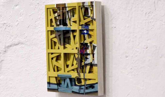 (c)HR ArchivNr: 882_220610_044 / 10.06.2022 / Ebersberg, Kunstverein, Vernissage Ausstellung Sabrina Sperl "knapp sichtbar". hier: Details Arbeiten in Kabinett2