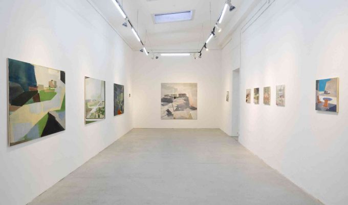 (c)HR Archivnr: 892_1903_159 / 23.03.2019 / Ebersberg, Kunstverein, Galerie Alte Brennerei, Ausstellung "Formation" von Anna-Maria Kursawe. hier: Oberlichtraum